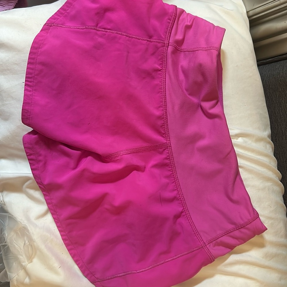 Pink Lulu shorts hot pink